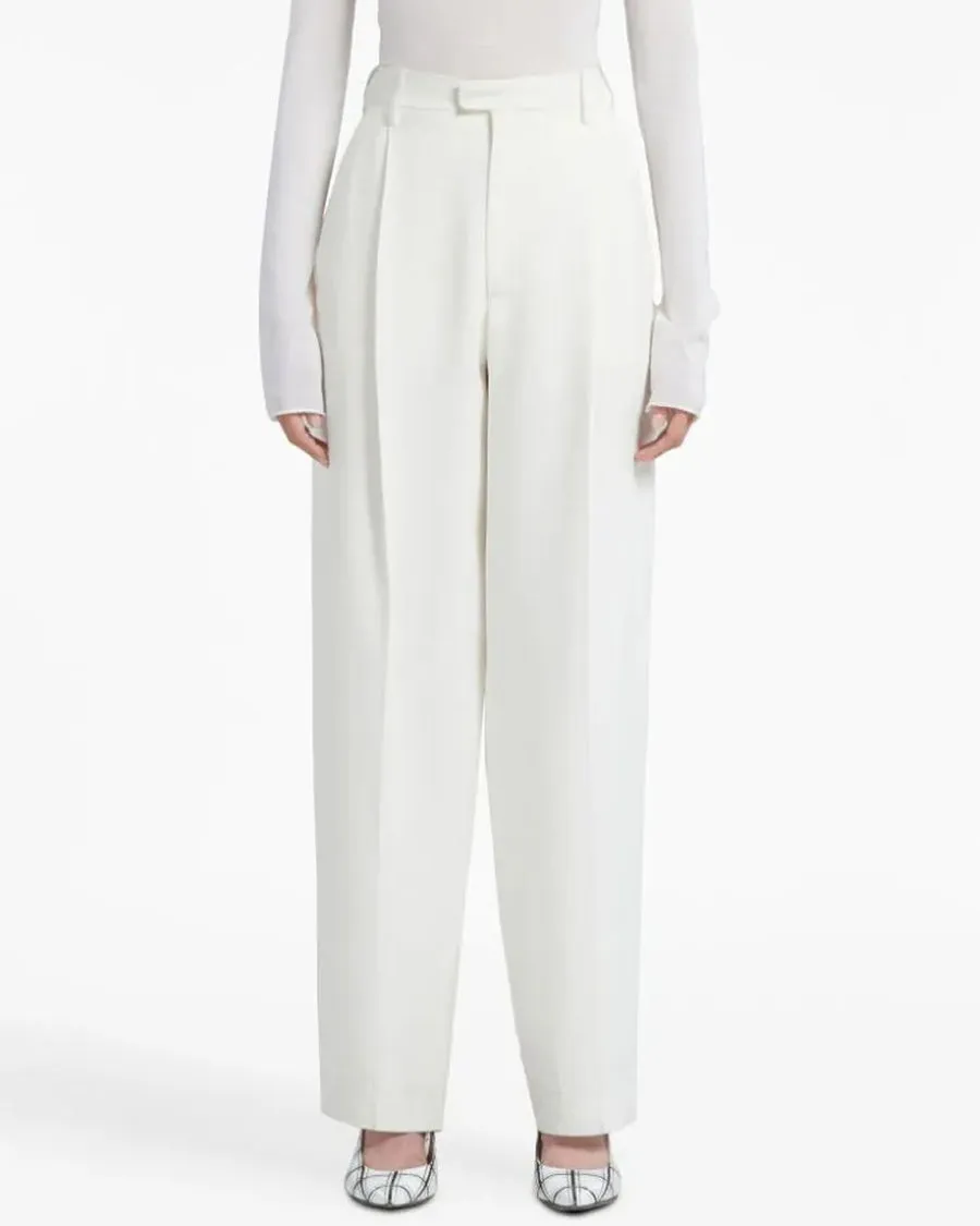 White Wide Leg Trouser