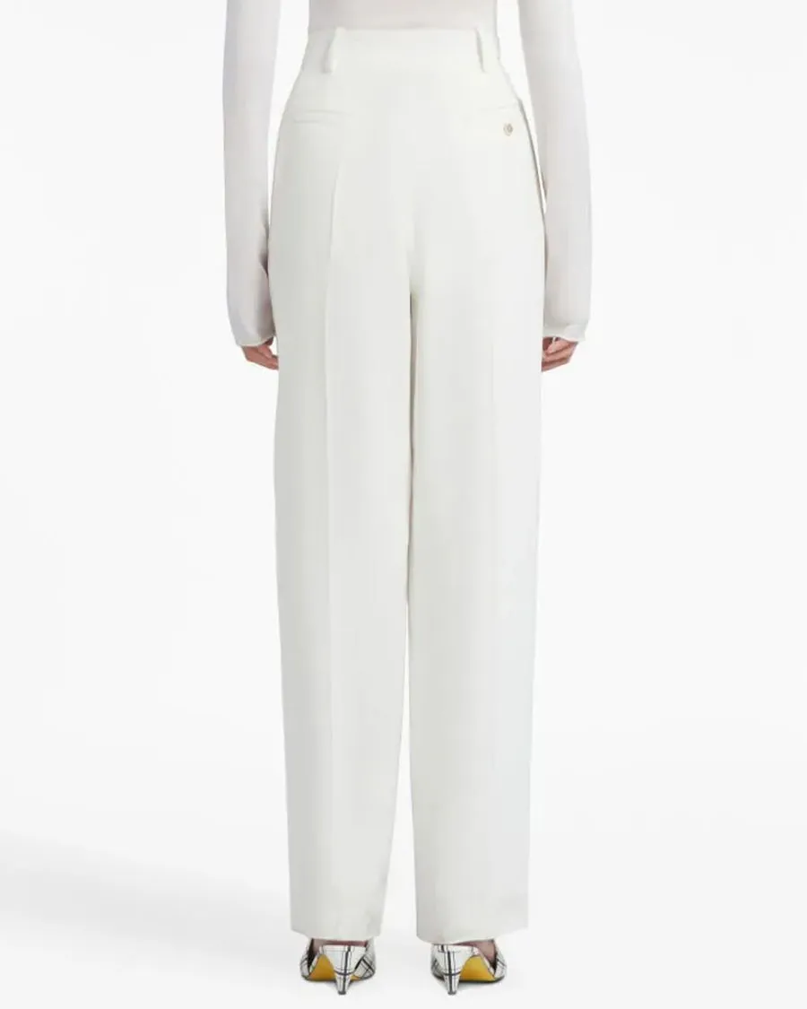 White Wide Leg Trouser