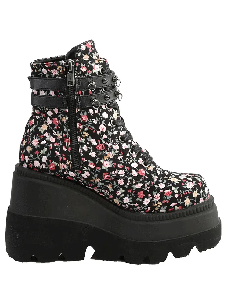 Women's Shaker-52st Wedge Platform Ankle Boot