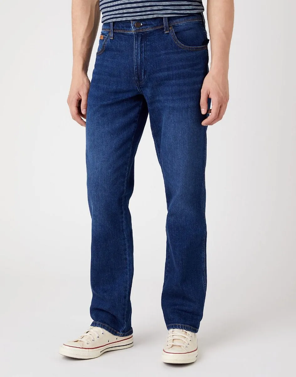 Wrangler Texas Stretch Denim Jeans Dancing Water