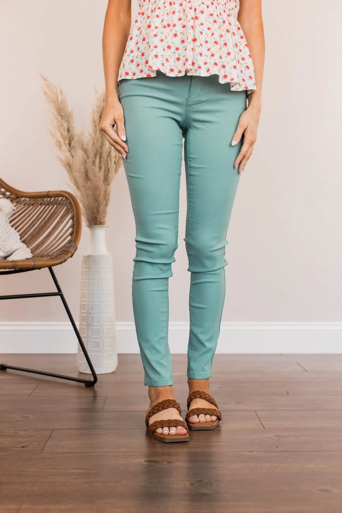 YMI Mid-Rise Jeggings- Mazarine Wash