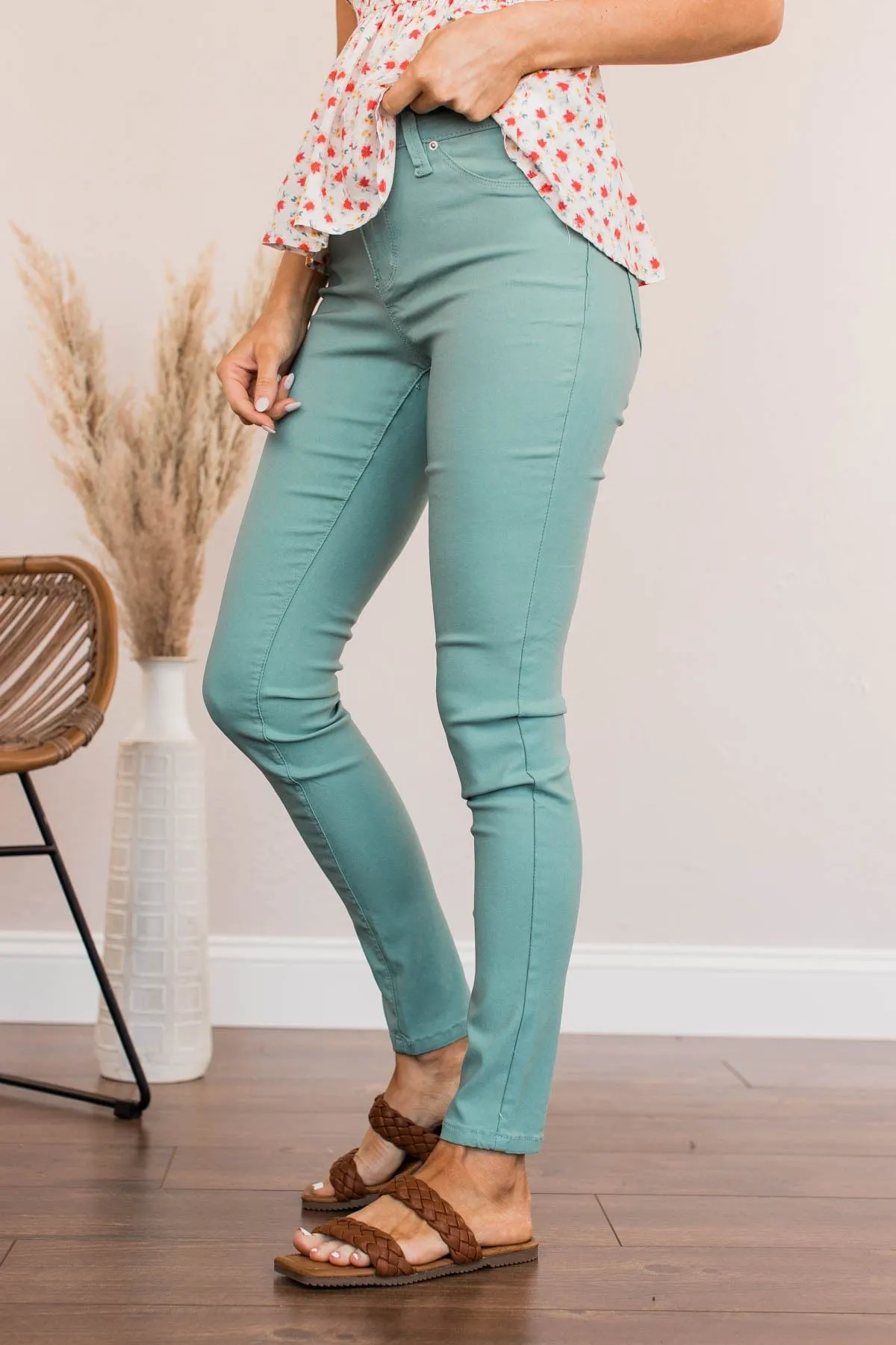 YMI Mid-Rise Jeggings- Mazarine Wash